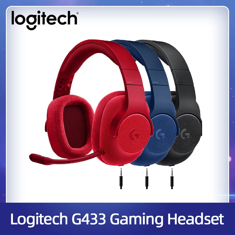 Игровая гарнитура Logitech G433 7 1 Surround проводная DTS наушники с микрофоном для Nintendo Switch
