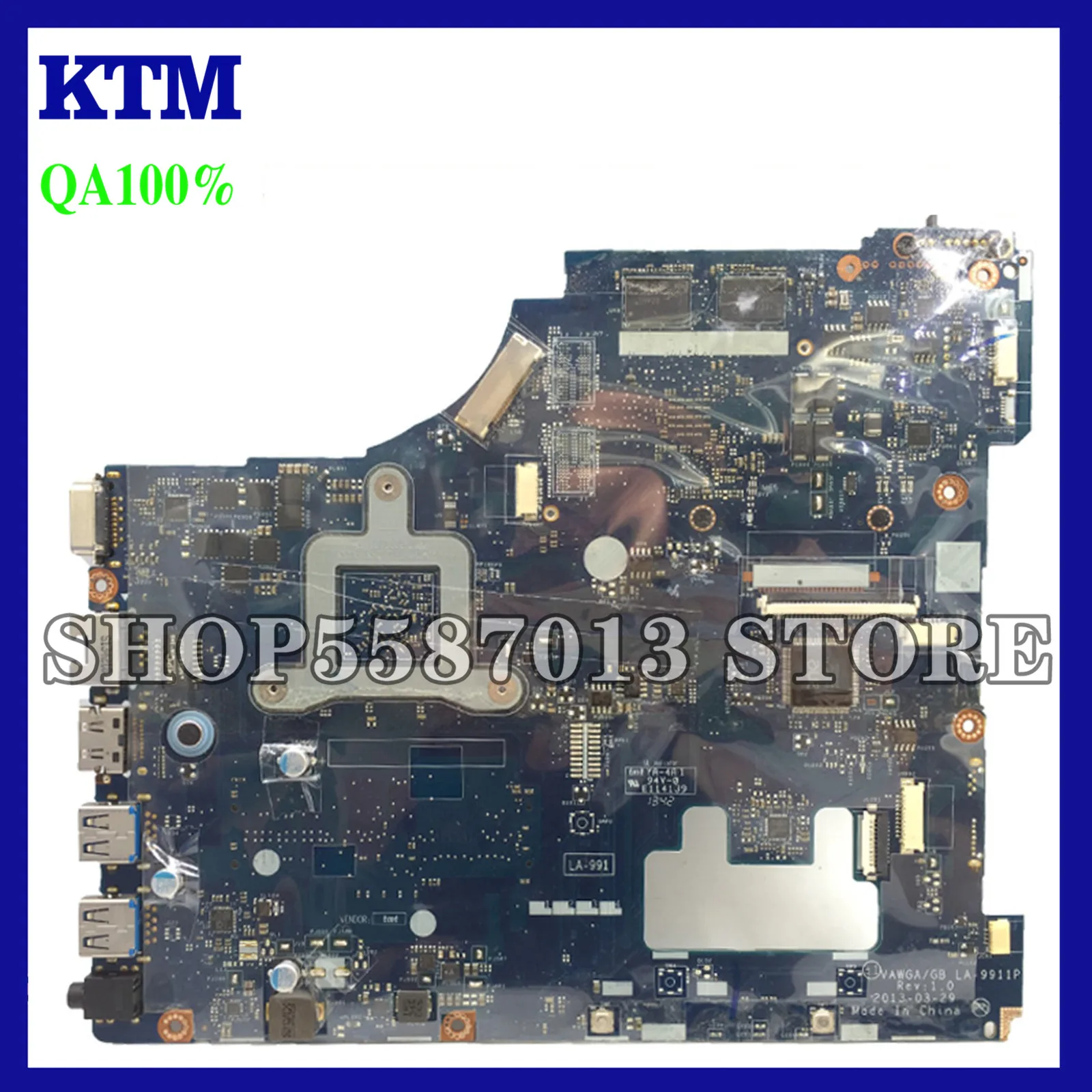 KEFU VAWGA/GB LA-9911P Motherboard For Lenovo G405 Motherboard A4-5000 CPU HD8570M/R5 M230 2G original tested 100% work
KEFU VAWGA/GB LA-9911P Motherboard For Lenovo G405 Motherboard A4-5000 CPU HD8570M/R5 M230 2G original tested 100% work