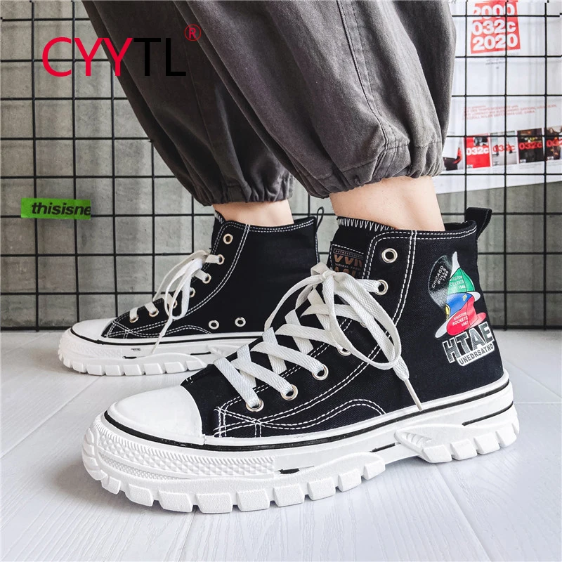 CYYTL Fashion High Top Canvas Sneakers Printed Increased Platform Fashion Men Ankle Walking Shoes Lace Up Casual Classic Tennis
CYYTL Fashion High Top Canvas Sneakers Printed Increased Platform Fashion Men Ankle Walking Shoes Lace Up Casual Classic Tennis