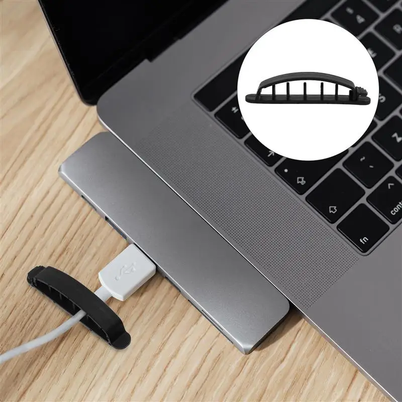 12PCS Practical Creative 5-slot Cable Holder Cord Organizer Cord Management Holder
12PCS Practical Creative 5-slot Cable Holder Cord Organizer Cord Management Holder