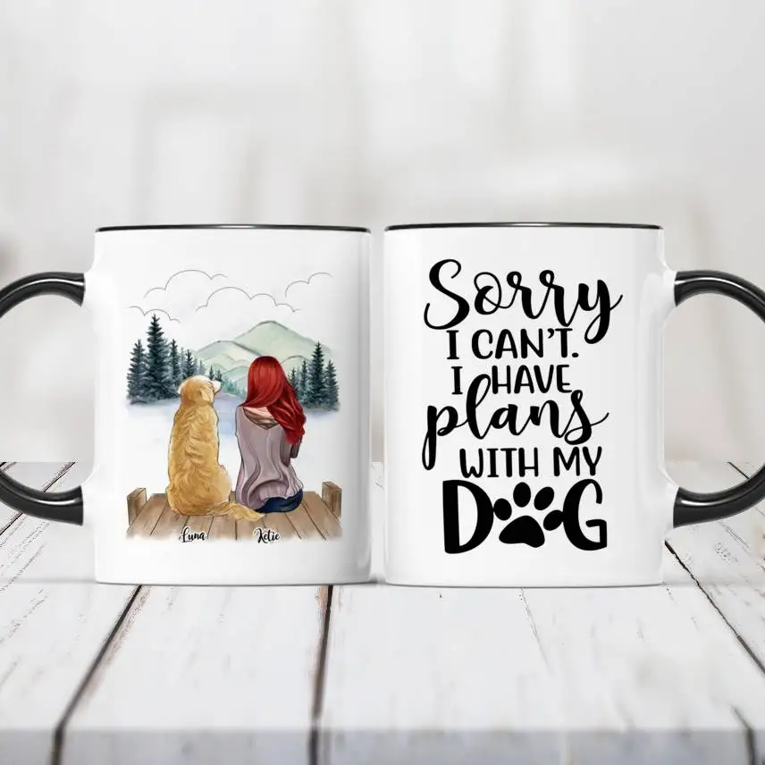 Coffee Mugs Personalized Mug Girl and Dogs Dog Mom Cup Pet Gift Custom Made I Can't I Have Plans with My Dog 11/15 OZ RR2026
Coffee Mugs Personalized Mug Girl and Dogs Dog Mom Cup Pet Gift Custom Made I Can't I Have Plans with My Dog 11/15 OZ RR2026