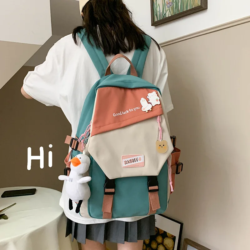 female Korean backpack ins tide college wind middle school student junior high school students leisure backpacks
female Korean backpack ins tide college wind middle school student junior high school students leisure backpacks