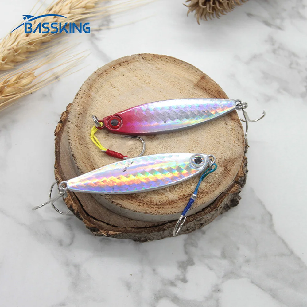 BASSKING 6cm/15g 8cm/20g Jig Fishing Lure Metel Fishing Lure For Saltwater Sinking Hard Bait Isca Artificial Fishing Wobbler
BASSKING 6cm/15g 8cm/20g Jig Fishing Lure Metel Fishing Lure For Saltwater Sinking Hard Bait Isca Artificial Fishing Wobbler