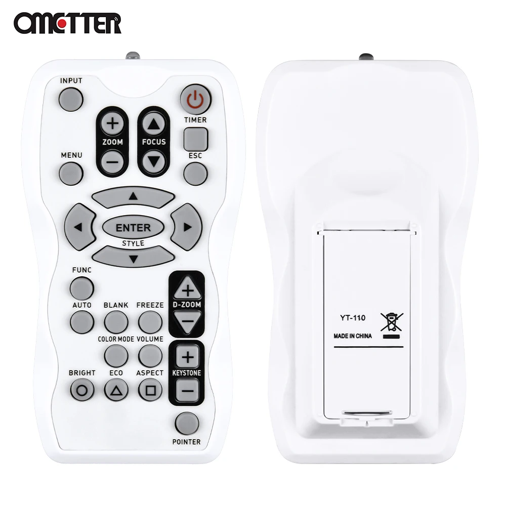 Suitable for Casio projector remote control YT-110 XJ-A141/A146/A251/A256
Suitable for Casio projector remote control YT-110 XJ-A141/A146/A251/A256