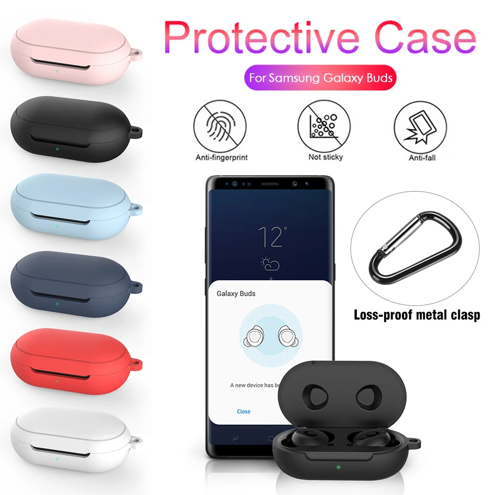 Чехол для наушников Samsung Galaxy Buds Plus однотонный силиконовый чехол из ТПУ аксессуары