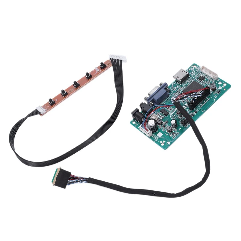 Плата контроллера ввода Hdmi Vga, 30 контактов, плата драйвера для ЖК-экрана 1080P B156Han01.1 Lp156Wf4 Raspberry Pi 3, ЖК-экран для ноутбука
Плата контроллера ввода Hdmi Vga, 30 контактов, плата драйвера для ЖК-экрана 1080P B156Han01.1 Lp156Wf4 Raspberry Pi 3, ЖК-экран для ноутбука
