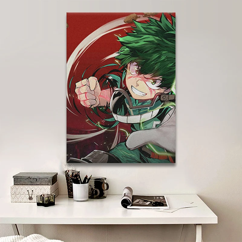Deku Izuku Midoriya My Hero Academia canvas painting decor wall art pictures bedroom home living room decoration prints poster
Deku Izuku Midoriya My Hero Academia canvas painting decor wall art pictures bedroom home living room decoration prints poster