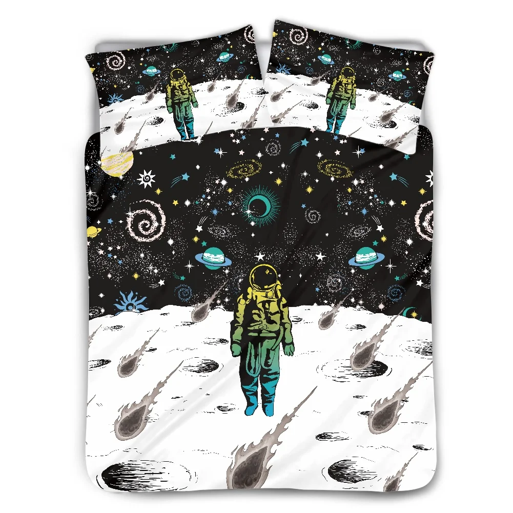 Cartoon Duvet Bedding Set for Boys Girls Black White Astronaut Space Dream Print Duvet Cover with Pillowcase 2021 Winter New
Cartoon Duvet Bedding Set for Boys Girls Black White Astronaut Space Dream Print Duvet Cover with Pillowcase 2021 Winter New