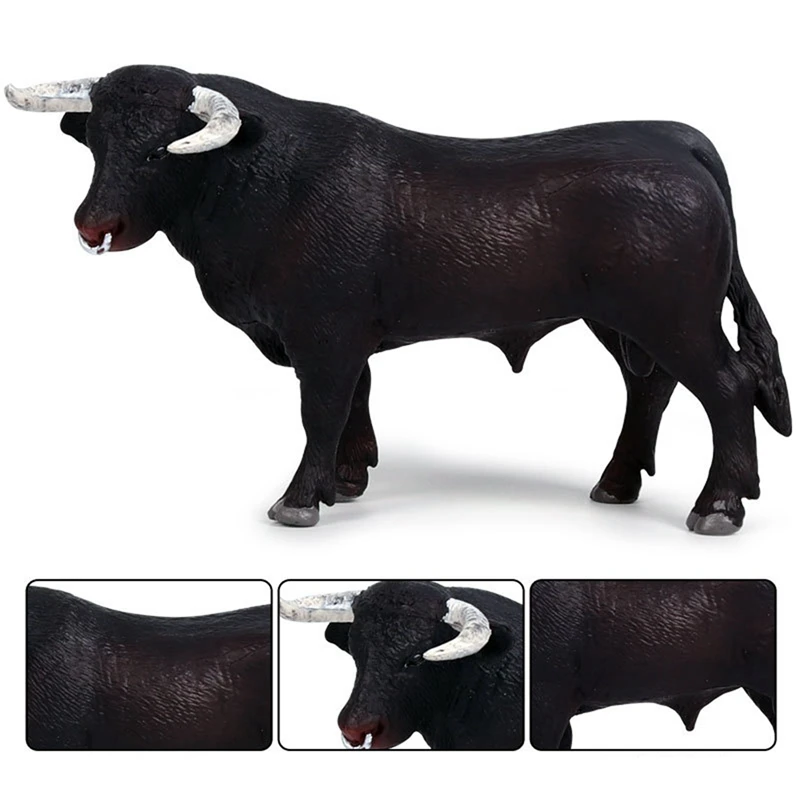 Plastic Simulation Black Cattle Animals Action Figures & 14.5X3.5X8.5cm Classic Black Yak Animals Action Figures
Plastic Simulation Black Cattle Animals Action Figures & 14.5X3.5X8.5cm Classic Black Yak Animals Action Figures