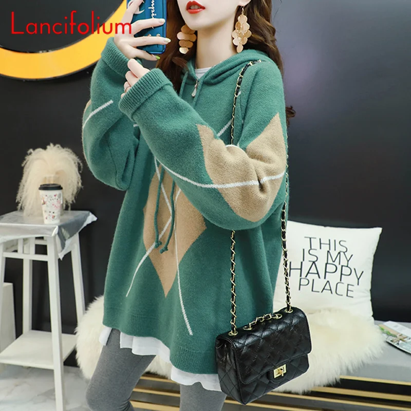 Harajuku Fall 2020 Oversized Green Sweater Women Autumn Winter Y2k Cute Knitted Argyle Sweater Lazy Oaf Coat Streetwear Pullover
Harajuku Fall 2020 Oversized Green Sweater Women Autumn Winter Y2k Cute Knitted Argyle Sweater Lazy Oaf Coat Streetwear Pullover