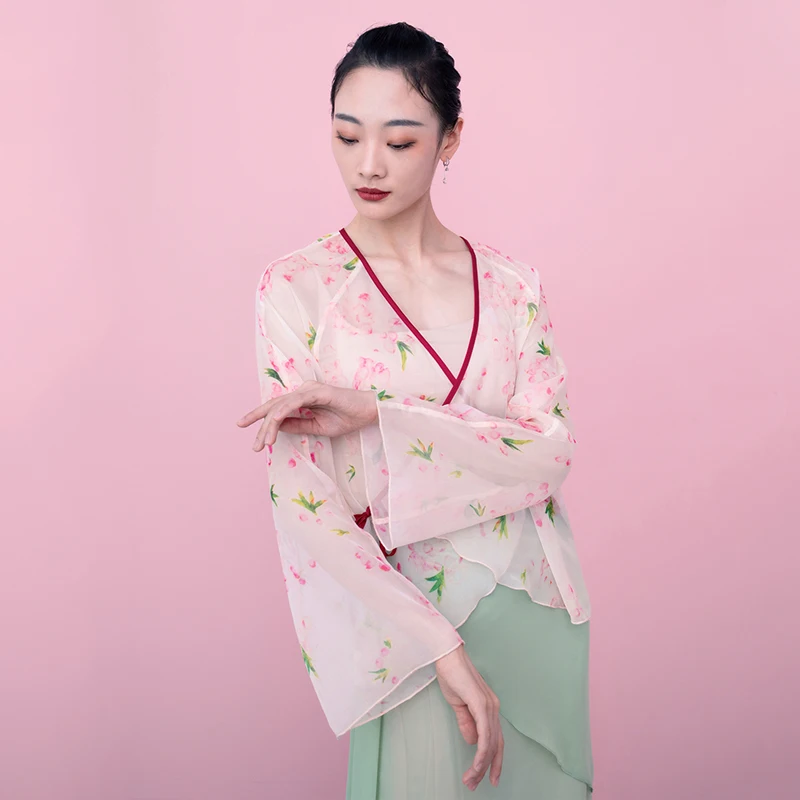 Floral Chinese Dance Costume Female Hanfu Women Stage Clothing Classical Dance Tops Fairy Clothes Summer Folk Dancewear
Floral Chinese Dance Costume Female Hanfu Women Stage Clothing Classical Dance Tops Fairy Clothes Summer Folk Dancewear