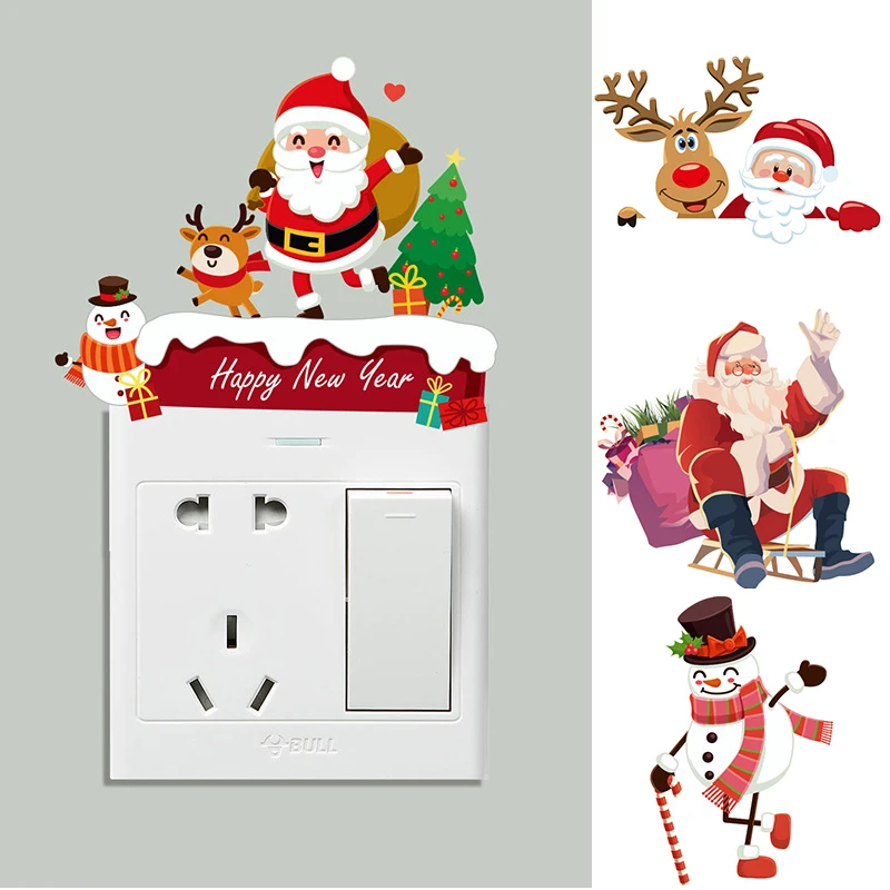 Christmas Print Switch Stickers Removable Wall Stickers Beautified Switch Stickers Waterproof Decorative Stickers Wall Stickers
Christmas Print Switch Stickers Removable Wall Stickers Beautified Switch Stickers Waterproof Decorative Stickers Wall Stickers