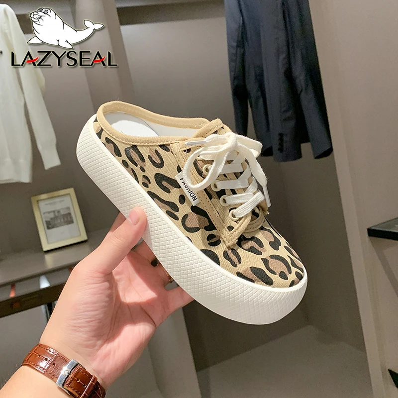 Женские холщовые туфли Lazyseal, без застежки, на платформе, на шнуровке, топ-сайдеры, сланцы, плоская подошва, классические леопардовые, брезентовые тапочки
Женские холщовые туфли Lazyseal, без застежки, на платформе, на шнуровке, топ-сайдеры, сланцы, плоская подошва, классические леопардовые, брезентовые тапочки
