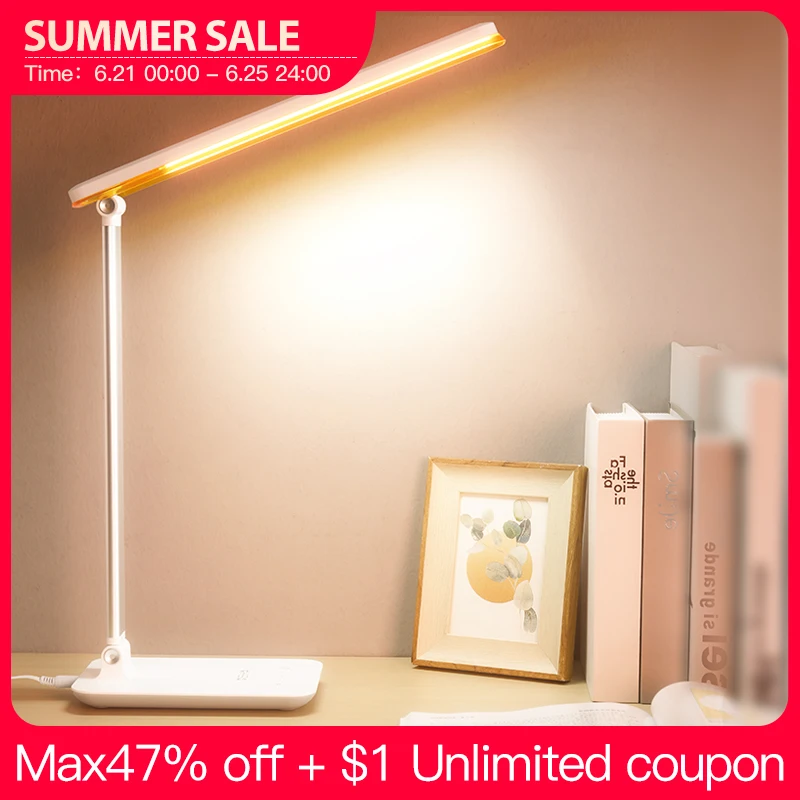 YAGE New Desk Lamp Touch Table Lamps Working Desktop Foldable Dimmable Eyes Protection Study Lamp LED Light Bedroom Living Room
YAGE New Desk Lamp Touch Table Lamps Working Desktop Foldable Dimmable Eyes Protection Study Lamp LED Light Bedroom Living Room