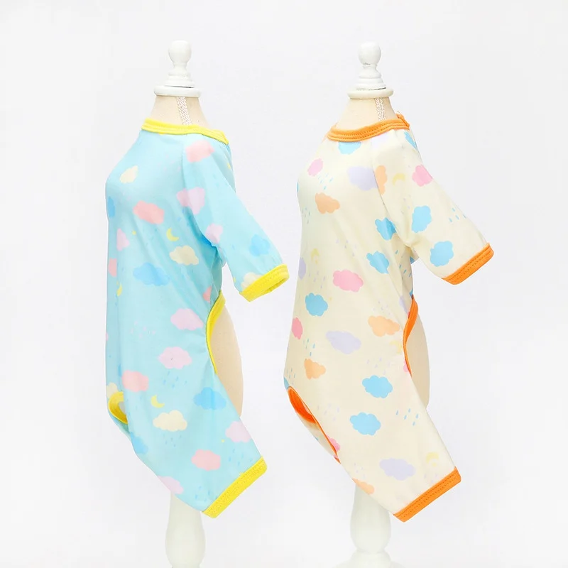 Summer Dog Jumpsuit Casual Printed T-Shirt Puppy Clothes Four-Legged Pajamas Home Wear For Poodle Teddy Chihuahua Small Dogs
Summer Dog Jumpsuit Casual Printed T-Shirt Puppy Clothes Four-Legged Pajamas Home Wear For Poodle Teddy Chihuahua Small Dogs