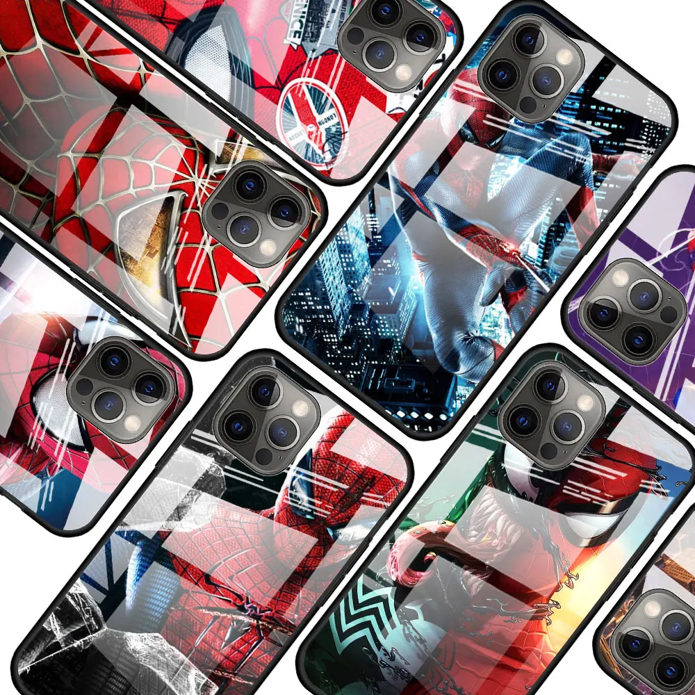 Spiderman Marvel for Apple iPhone 12 Pro Max Mini 11 Pro XS Max X XR 6S 6 7 8 Plus Luxury Tempered Glass Phone Case
Spiderman Marvel for Apple iPhone 12 Pro Max Mini 11 Pro XS Max X XR 6S 6 7 8 Plus Luxury Tempered Glass Phone Case