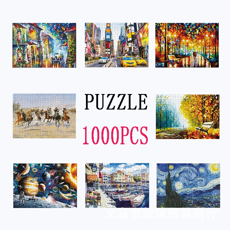 Puzzle 1000 Pieces Adult Puzzle Jigsaw Montessori Parper Puzzles adulto Educational Toys 1000 Pieces Puzzle 3d Antistress Toys
Puzzle 1000 Pieces Adult Puzzle Jigsaw Montessori Parper Puzzles adulto Educational Toys 1000 Pieces Puzzle 3d Antistress Toys