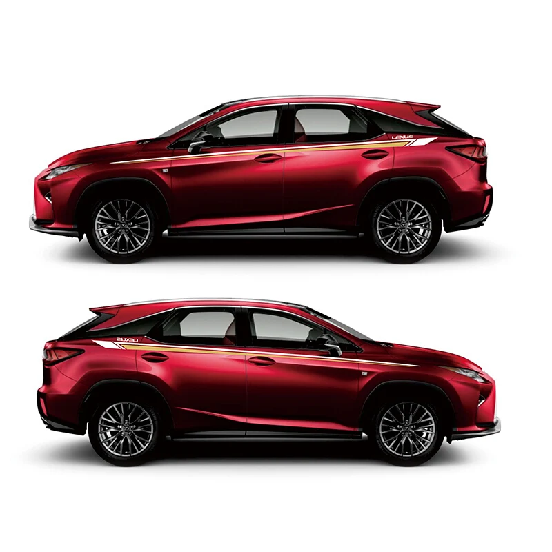 Автомобильная Стильная Спортивная наклейка для Lexus RX200t 350t 450 h, индивидуальная наклейка для кузова, внешние аксессуары
Автомобильная Стильная Спортивная наклейка для Lexus RX200t 350t 450 h, индивидуальная наклейка для кузова, внешние аксессуары