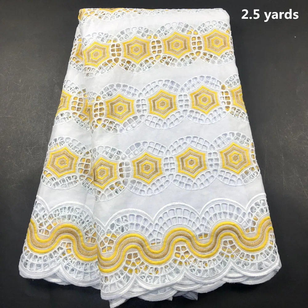 African Dry Cotton Lace Fabrics High Quality Embroidery Swiss Voile Lace In Switzerland Nigerian Lace Fabric 2.5 yards CP013
African Dry Cotton Lace Fabrics High Quality Embroidery Swiss Voile Lace In Switzerland Nigerian Lace Fabric 2.5 yards CP013