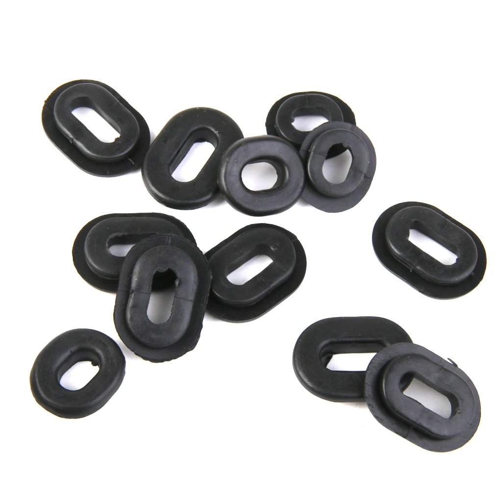 12pcs Rubber Grommet Single Side Panel Fairing Washer for Honda Motorcycle Great replacement
12pcs Rubber Grommet Single Side Panel Fairing Washer for Honda Motorcycle Great replacement