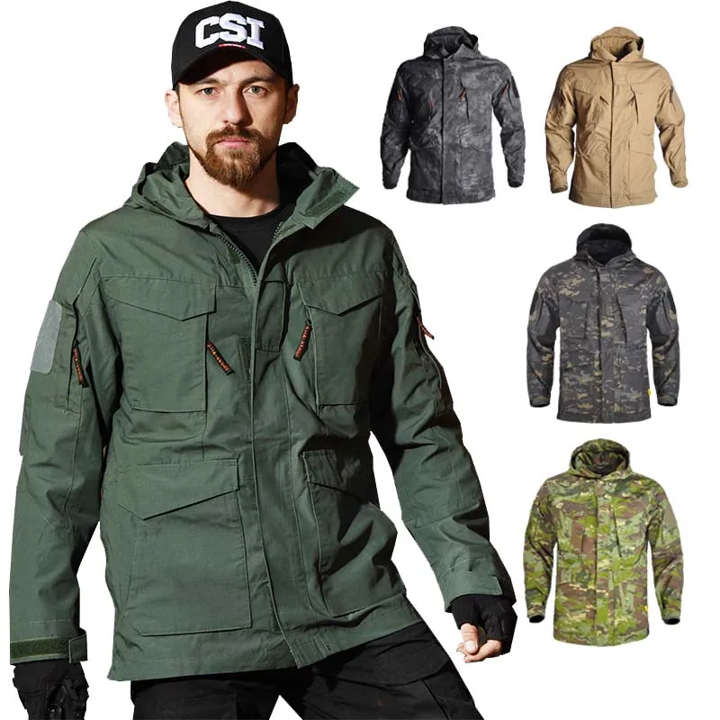 HAN WILD Hiking Jacket Winter Men Outdoor Jackets Camouflage Hooded Army Tactical Coats Waterproof Windproof Windbreaker Airsoft
HAN WILD Hiking Jacket Winter Men Outdoor Jackets Camouflage Hooded Army Tactical Coats Waterproof Windproof Windbreaker Airsoft