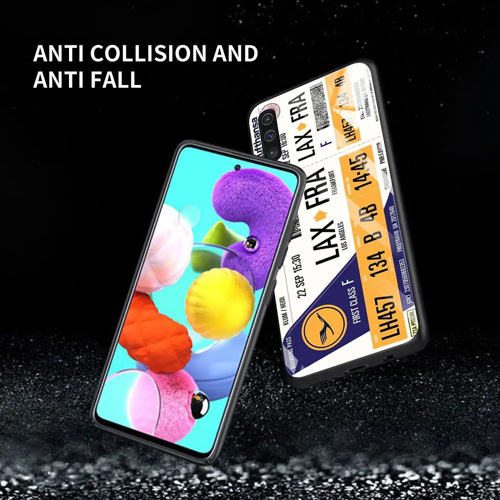 Boarding Pass Air Ticket Glass For Samsung Galaxy A51 A71 A50 A70 Tempered Phone Case A31 A21s A30 A91 A41 M31 A40 A32 A12 Cover
Boarding Pass Air Ticket Glass For Samsung Galaxy A51 A71 A50 A70 Tempered Phone Case A31 A21s A30 A91 A41 M31 A40 A32 A12 Cover