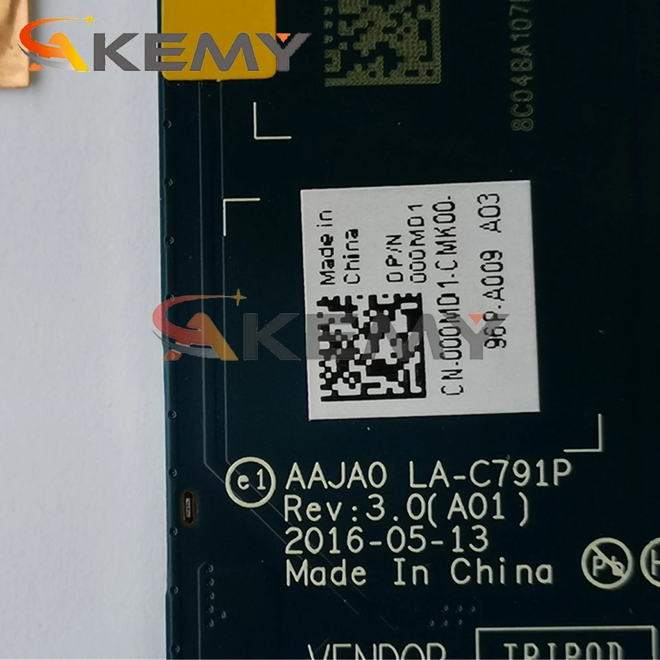 Akemy M7/8GB for DELL Tablets Latitude 11 5175 5179 Motherboard AAJA0 LA-C791P CN-0W1D2D W1D2D Mainboard 100%tested
Akemy M7/8GB for DELL Tablets Latitude 11 5175 5179 Motherboard AAJA0 LA-C791P CN-0W1D2D W1D2D Mainboard 100%tested