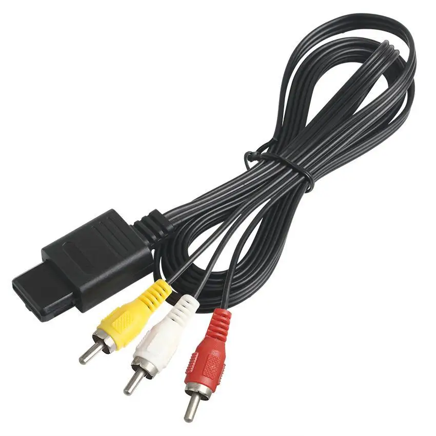 6 футов/1 8 м AV TV RCA аудио видео композитный кабель адаптер преобразователь