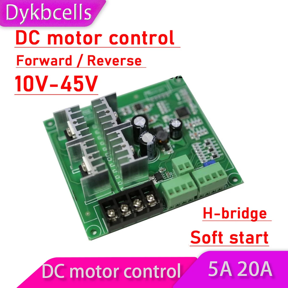 Привод двигателя постоянного тока Dykbcells 20A, H-bridge, регулятор прямого и обратного хода, контроллер с защитой от перегрузки при тормозном столб...
Привод двигателя постоянного тока Dykbcells 20A, H-bridge, регулятор прямого и обратного хода, контроллер с защитой от перегрузки при тормозном столб...
