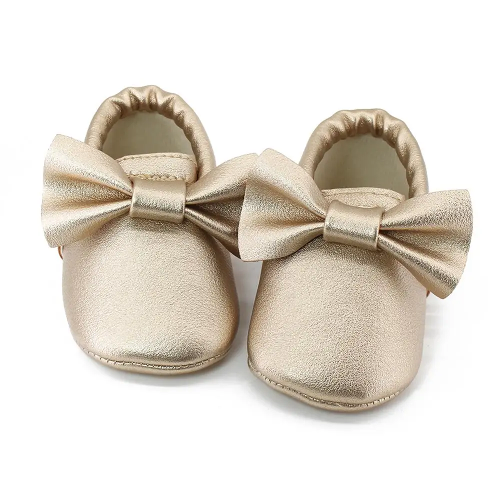 Baby Girls Shoes Tassel Bowknot PU Leather Moccasins Waterproof First Walkers Spring Autumn Flash Gold Toddler Baby Shoes 0-18M 
Baby Girls Shoes Tassel Bowknot PU Leather Moccasins Waterproof First Walkers Spring Autumn Flash Gold Toddler Baby Shoes 0-18M