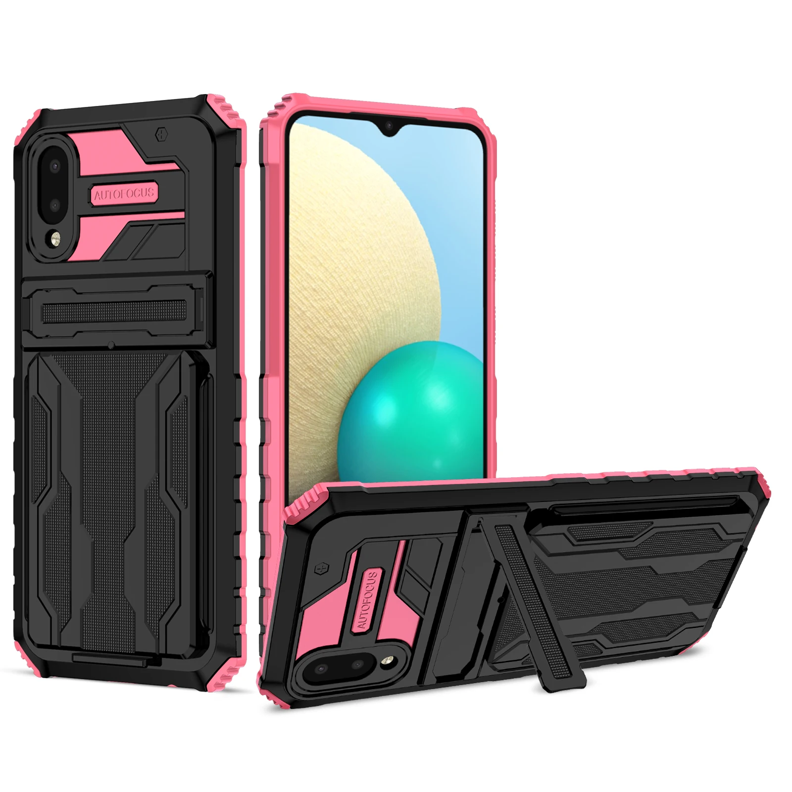 Fashion Shockproof Card Package Phone Case For Samsung Galaxy A02 A10S A20S A21S A51 A31 M02 M12 M32 A03S A02S 4G Bracket Cover
Fashion Shockproof Card Package Phone Case For Samsung Galaxy A02 A10S A20S A21S A51 A31 M02 M12 M32 A03S A02S 4G Bracket Cover