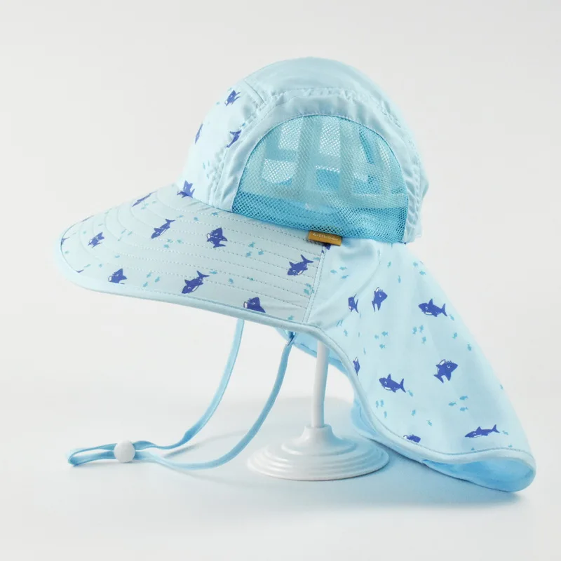 2021 Summer Sun Hat Children Outdoor Neck Ear Cover Beach Caps Kids Boy Girl Dot Fish Swimming Flap Caps for 3-12 Years
2021 Summer Sun Hat Children Outdoor Neck Ear Cover Beach Caps Kids Boy Girl Dot Fish Swimming Flap Caps for 3-12 Years