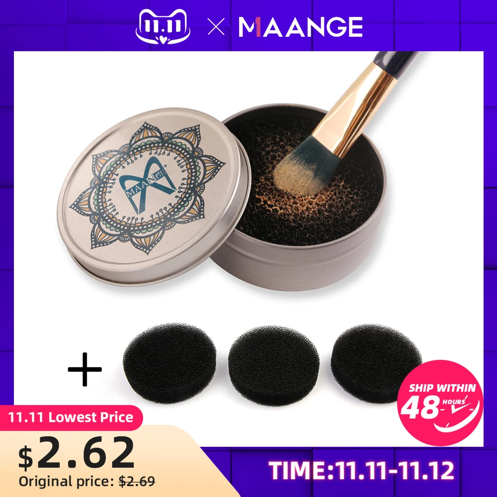 MAANGE Makeup Brush Cleaner Sponge +3Pcs Puff Remover Color From Brush Eyeshadow Sponge Tool Cleaner To Wash Make Up Brushes New
MAANGE Makeup Brush Cleaner Sponge +3Pcs Puff Remover Color From Brush Eyeshadow Sponge Tool Cleaner To Wash Make Up Brushes New
