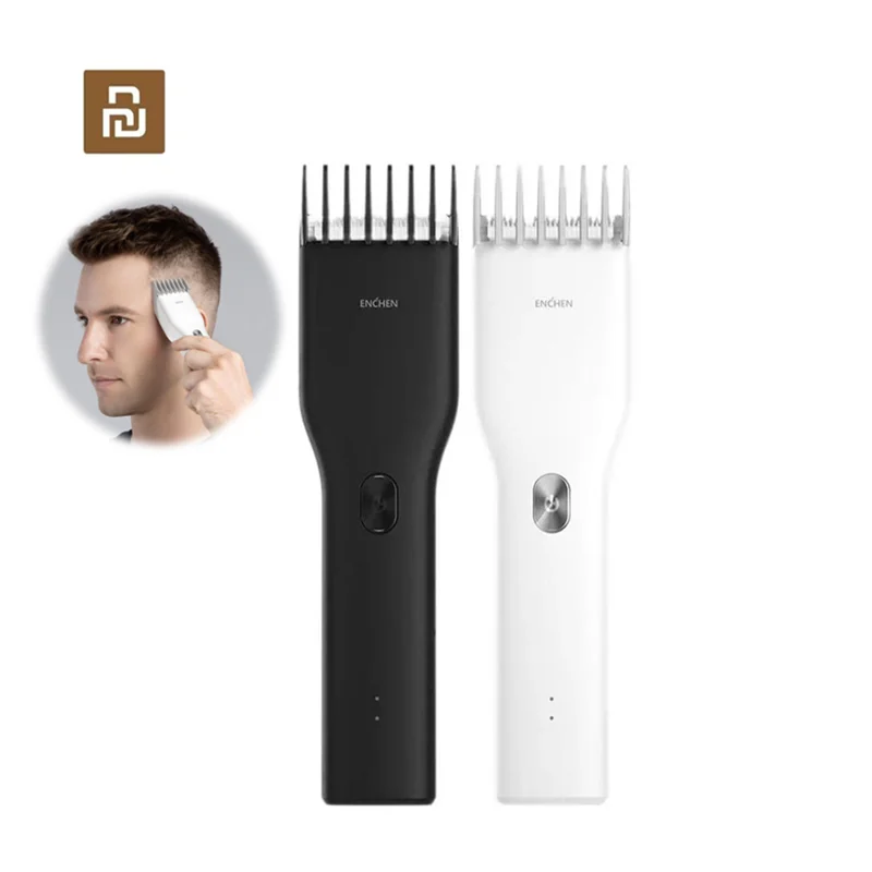 

youpin ENCHEN Boost USB Electric Hair Clipper Two Speed Ceramic Cutter Hair Fast Charging Hair Trimmer For Children