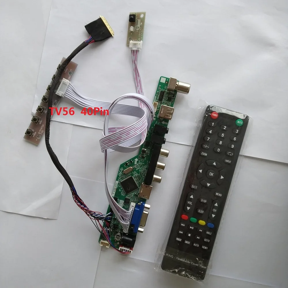 Набор для телевизора LP156WH3 контроллер драйвер платы 15 6 "светодиодный VGA 40pin LVDS
