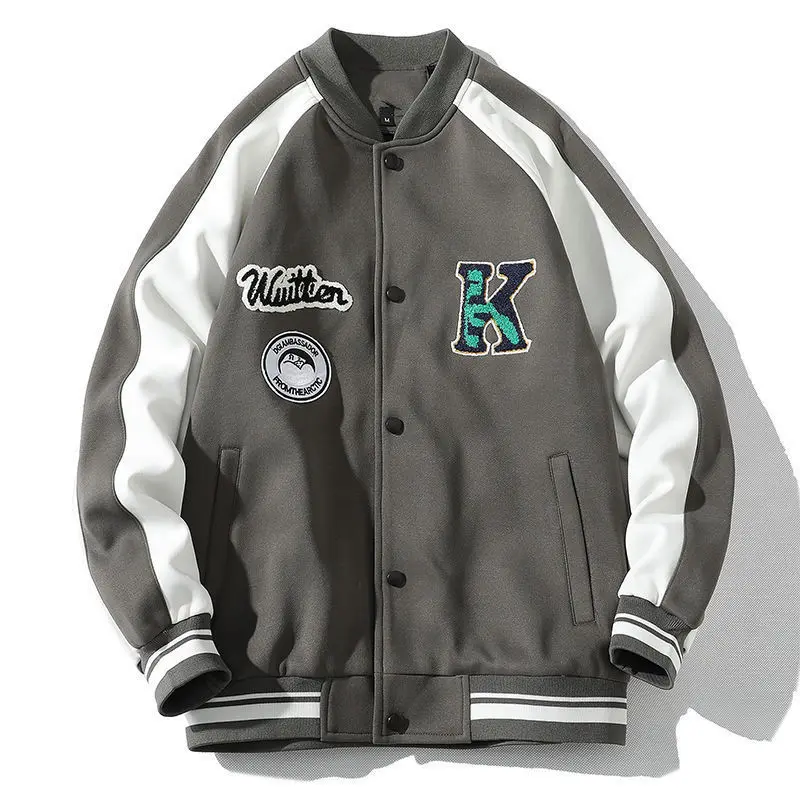 New Japanese baseball uniform jacket loose matching sun protection jacket women's long-sleeved oversized gothic casual top
New Japanese baseball uniform jacket loose matching sun protection jacket women's long-sleeved oversized gothic casual top