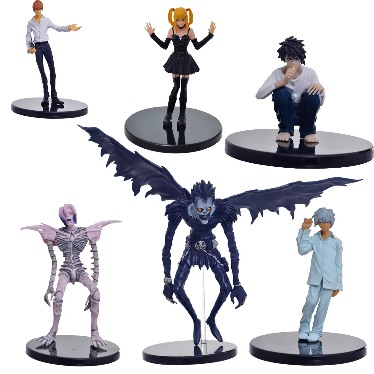 6Pcs/Lot Death Note Yagami Light Ryuk Misa Amane Pvc Figure Desk Cake Car Model Decoration Collection Ornaments Kid Toy Gift New
6Pcs/Lot Death Note Yagami Light Ryuk Misa Amane Pvc Figure Desk Cake Car Model Decoration Collection Ornaments Kid Toy Gift New