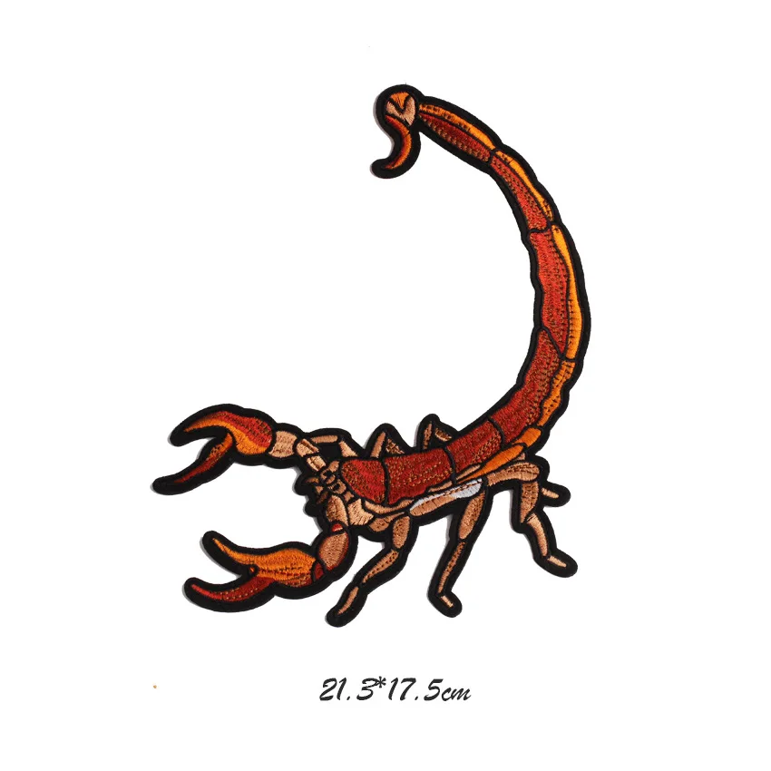 embroidery tiger patches for jackets,scorpion badges jeans,applique JW-230 
embroidery tiger patches for jackets,scorpion badges jeans,applique JW-230