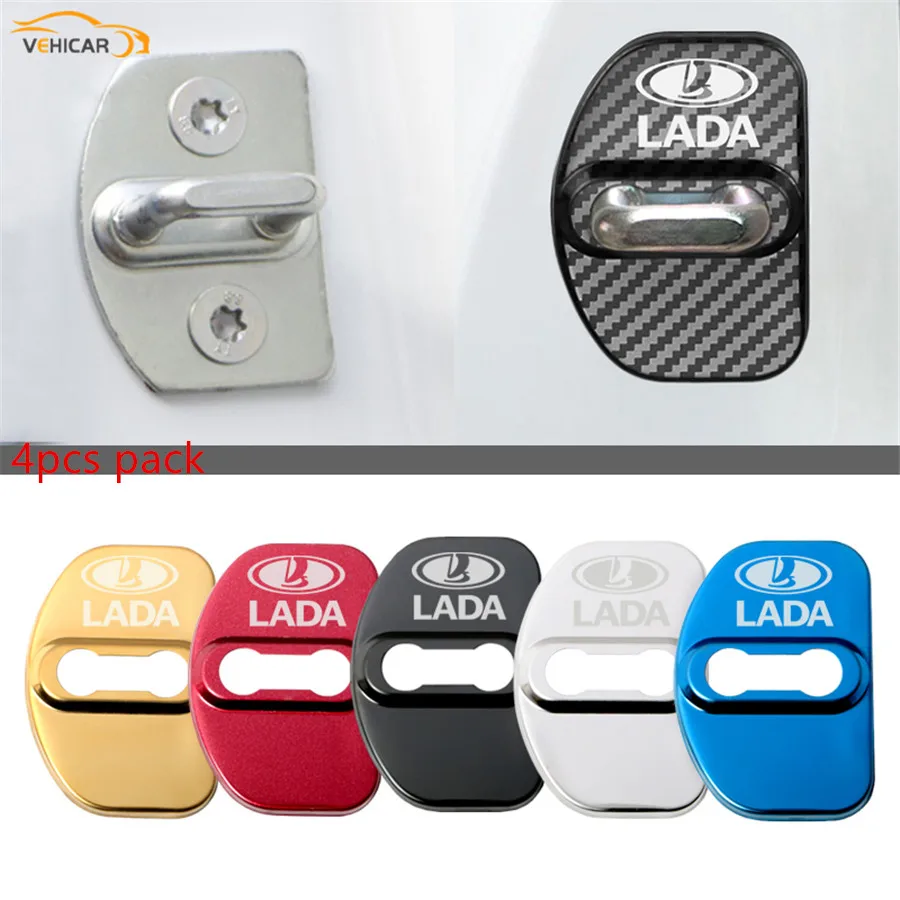 VEHICAR 4PCS Stainless Steel LADA Car Door Lock Cover Protector Auto Case Waterproof DIY Lada Decoration Accessories
VEHICAR 4PCS Stainless Steel LADA Car Door Lock Cover Protector Auto Case Waterproof DIY Lada Decoration Accessories