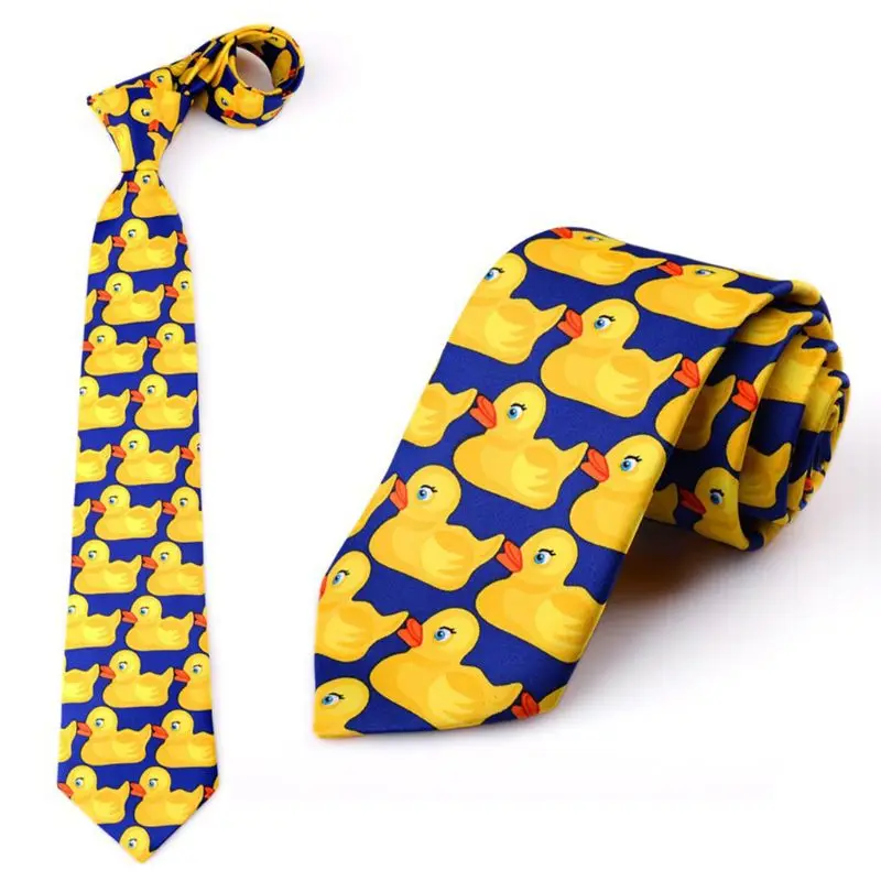 Men Women Funny Yellow Duck Printed Necktie Imitation Silk Cosplay Party Business Suit Ties Neckwear Show Wedding Accessories
Men Women Funny Yellow Duck Printed Necktie Imitation Silk Cosplay Party Business Suit Ties Neckwear Show Wedding Accessories