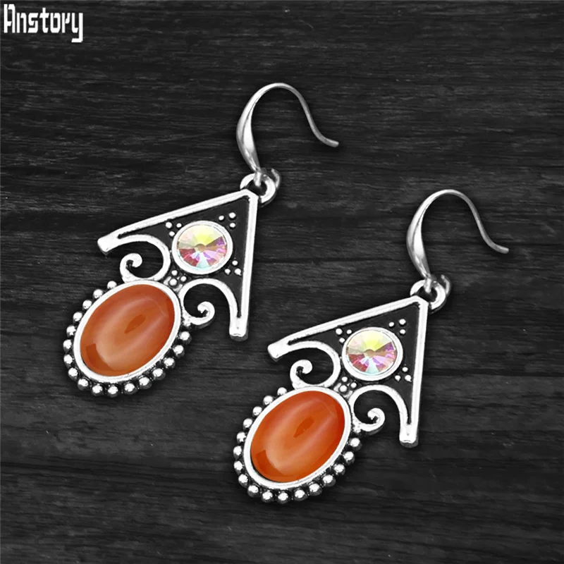 Vintage Oval Dangle Agate Earrings For Women Tibetan Silver Plated Natural Stone Quartz Lapis Jades Fashion Pendant Earring
Vintage Oval Dangle Agate Earrings For Women Tibetan Silver Plated Natural Stone Quartz Lapis Jades Fashion Pendant Earring