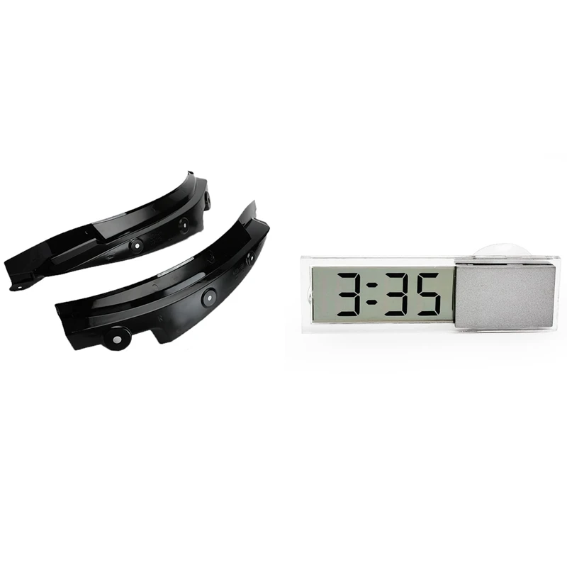 LCD Display Digital Electronic Clock with Sucker LED with 1 Pair Car Mudguards Fender Flare Splash Guards
LCD Display Digital Electronic Clock with Sucker LED with 1 Pair Car Mudguards Fender Flare Splash Guards
