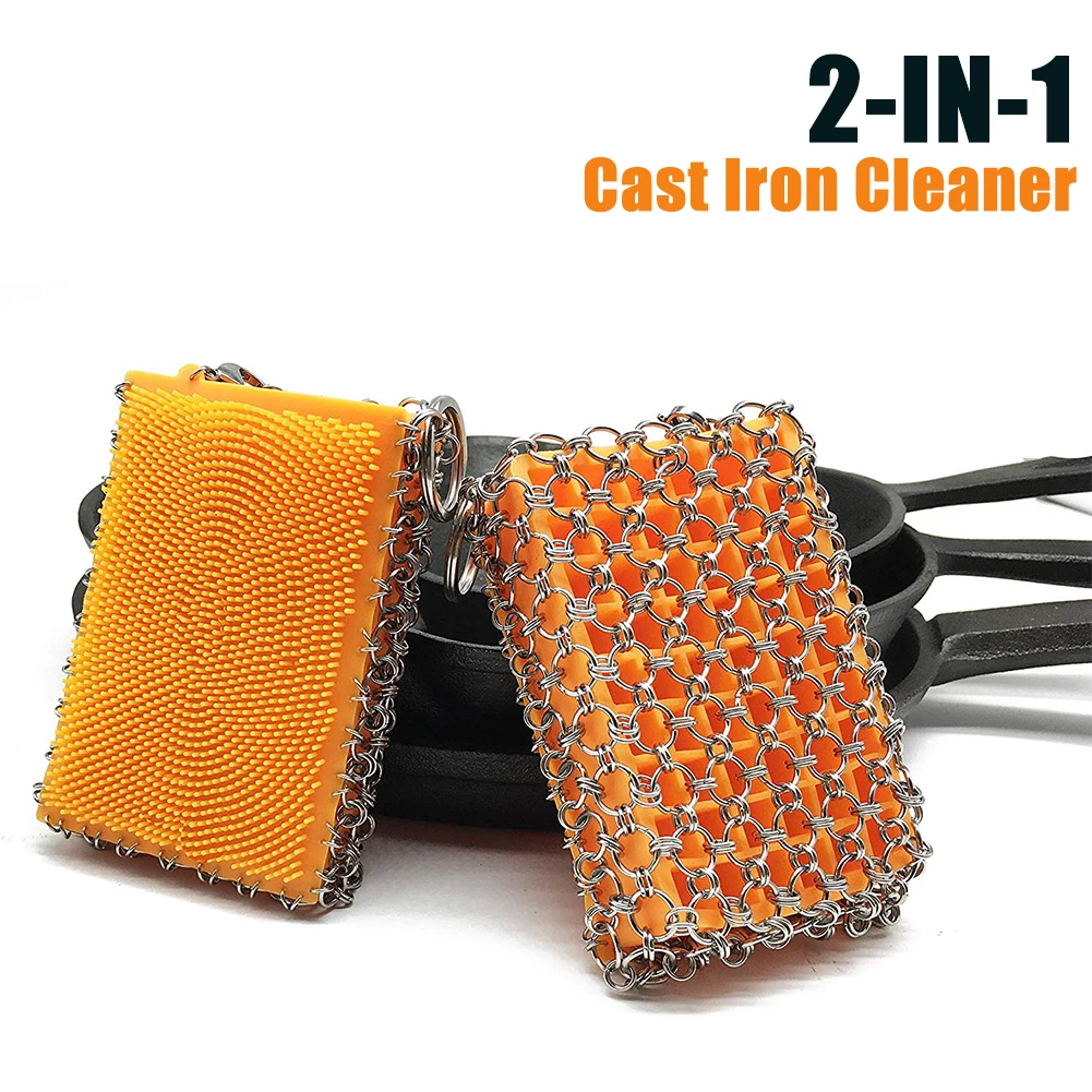 Kitchen Accessories Cast Iron Cleaner Stainless Steel Chainmail Scrubber For Skillet Wok Pot Pan Pre-Seasoned Pan Cleaning Tools
Kitchen Accessories Cast Iron Cleaner Stainless Steel Chainmail Scrubber For Skillet Wok Pot Pan Pre-Seasoned Pan Cleaning Tools