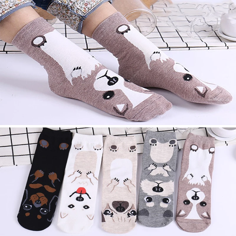 Funny Cartoon Cotton Socks for Women Cute 3D Christmas Dog Comfortable Sox Ladies Girls Spring Autumn Winter Warm Accessories
Funny Cartoon Cotton Socks for Women Cute 3D Christmas Dog Comfortable Sox Ladies Girls Spring Autumn Winter Warm Accessories