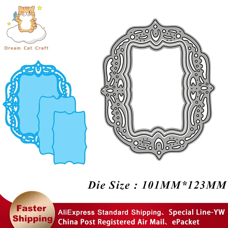 Oval Pattern Border Lace Metal Cutting Dies Cut Die Molds Scrapbook Paper Crafts Knife Mould Blade Punch Stencils Dies
Oval Pattern Border Lace Metal Cutting Dies Cut Die Molds Scrapbook Paper Crafts Knife Mould Blade Punch Stencils Dies