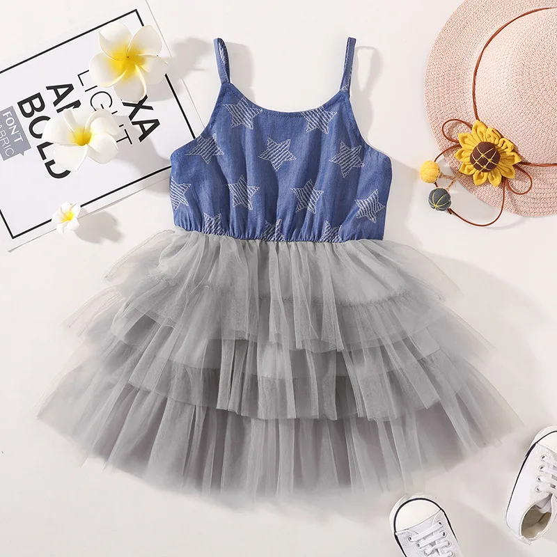 New Summer Baby Girls Tutu Dress Children Party Princess Little Girl Kids Clothes Sleeveless Print Sling Patchwork Outfits Dres
New Summer Baby Girls Tutu Dress Children Party Princess Little Girl Kids Clothes Sleeveless Print Sling Patchwork Outfits Dres