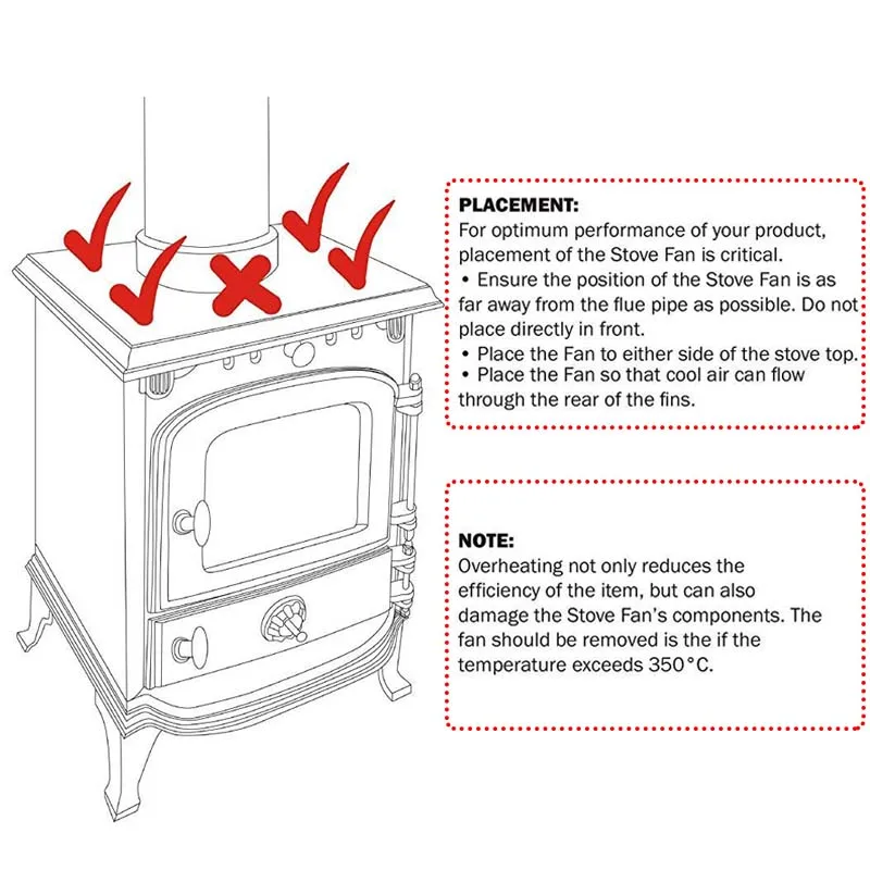 3/4 Blade Mini Fireplace Stove Fan Powered Log Wood Burner Ecofan Quiet Fan Heat Distribution Effecient Heat Blade Fireplace Fan
3/4 Blade Mini Fireplace Stove Fan Powered Log Wood Burner Ecofan Quiet Fan Heat Distribution Effecient Heat Blade Fireplace Fan