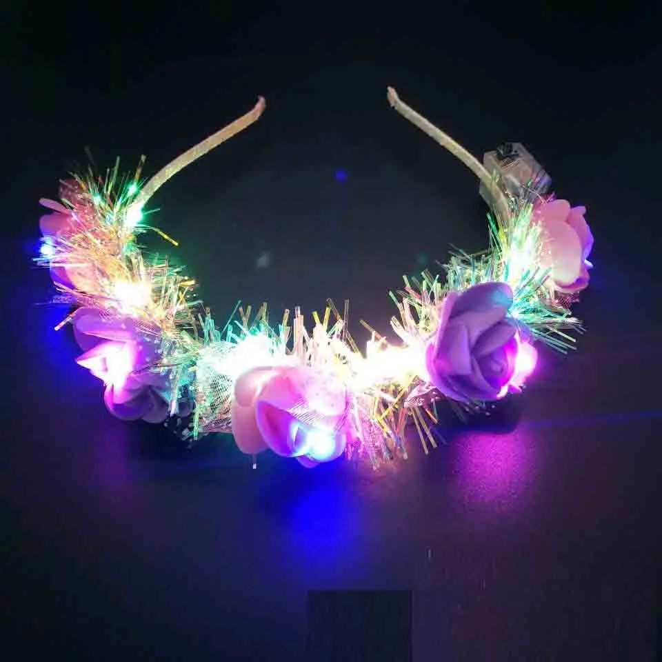 Girl Women LED Light Party Wreath Hairband Garlands Crown Flower Headband Glow Gift Cosplay Birthday Wedding Christmas
Girl Women LED Light Party Wreath Hairband Garlands Crown Flower Headband Glow Gift Cosplay Birthday Wedding Christmas