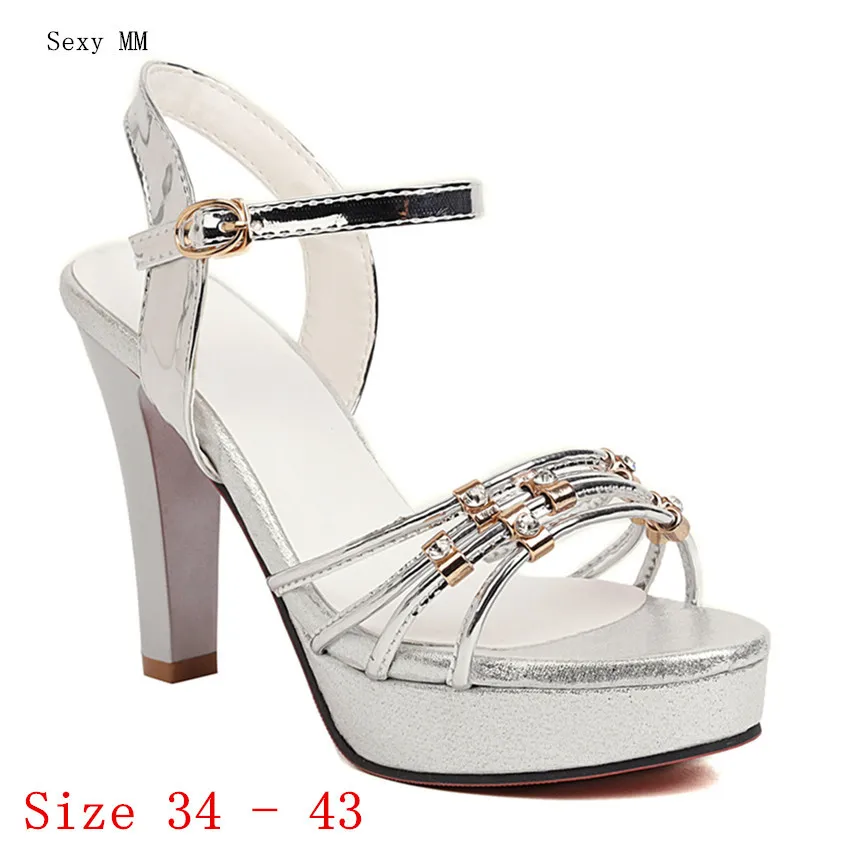 Pumps Women Peep Toe High Heels Party Wedding Platform Shoes Gladiator Sandals Woman High Heel Shoes Plus Size 34 - 40 41 42 43
Pumps Women Peep Toe High Heels Party Wedding Platform Shoes Gladiator Sandals Woman High Heel Shoes Plus Size 34 - 40 41 42 43