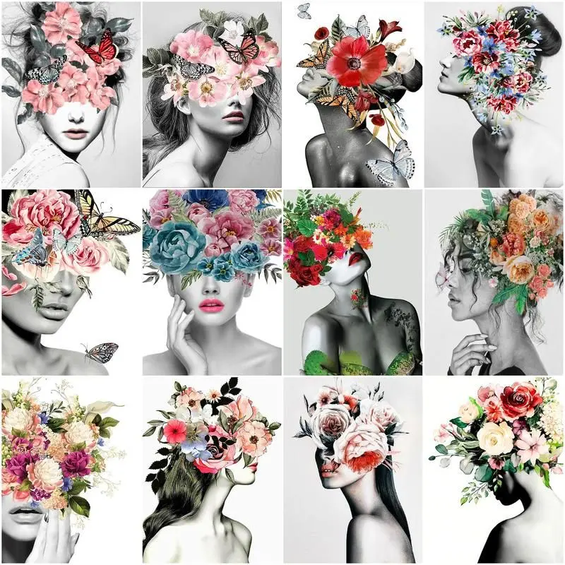 CHENISTORY Coloring By Number Flowers Girl Drawing On Canvas Handpainted Gift Kits Wall Art DIY Pictures By Number Figure Home D
CHENISTORY Coloring By Number Flowers Girl Drawing On Canvas Handpainted Gift Kits Wall Art DIY Pictures By Number Figure Home D